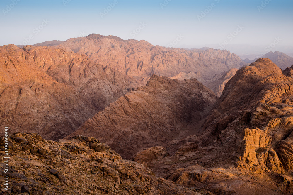 Obraz premium beautiful views of Mount Sinai in Egypt