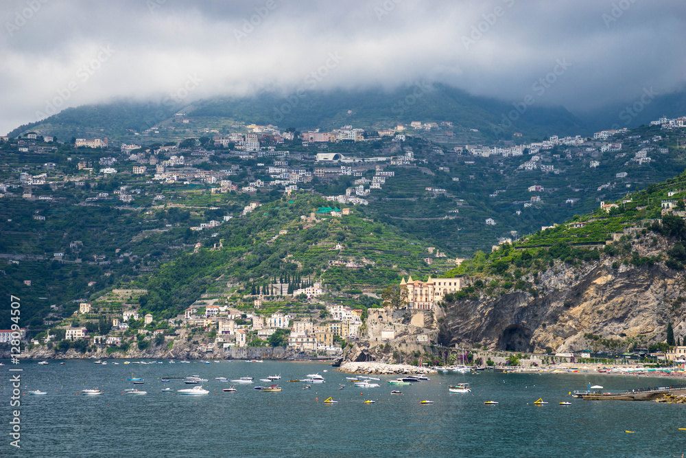 Colorful sunny Amalfi