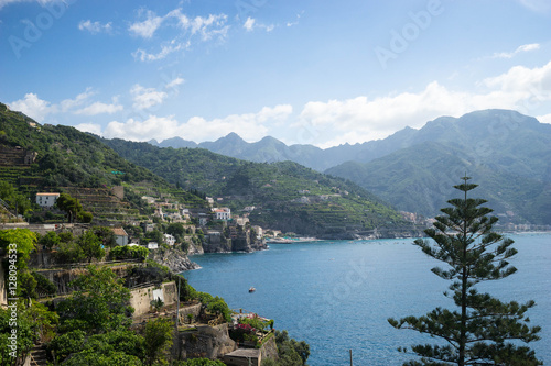 Colorful sunny Amalfi