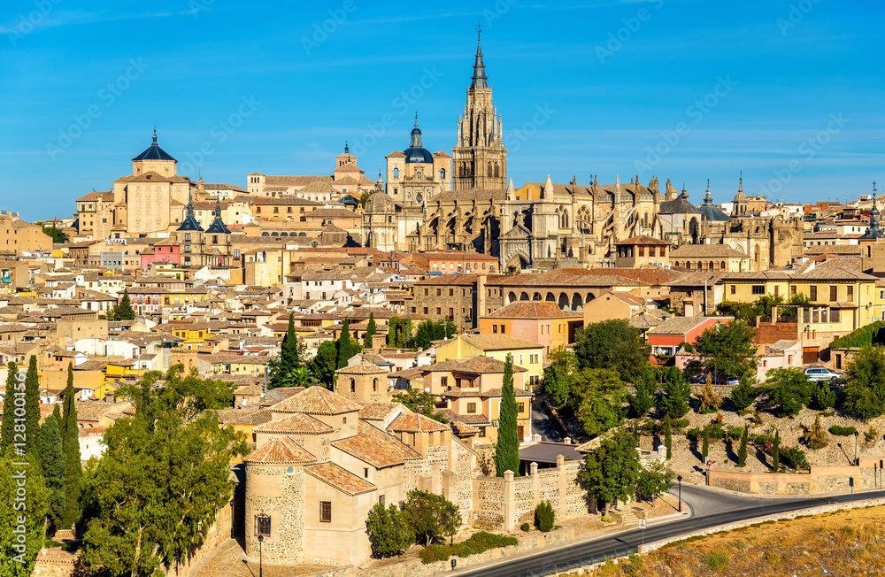 View of Toledo with the Cathedral - Spain