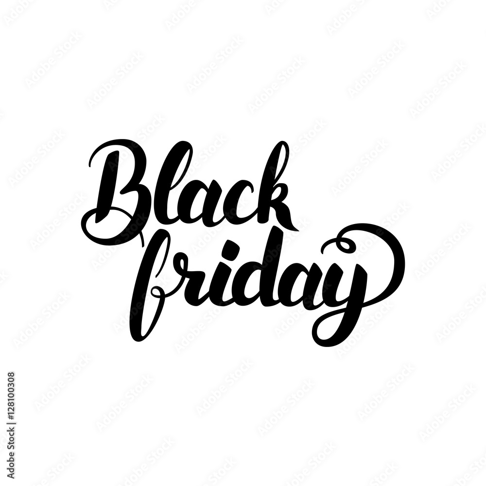 Black Friday Handwritten Calligraphy