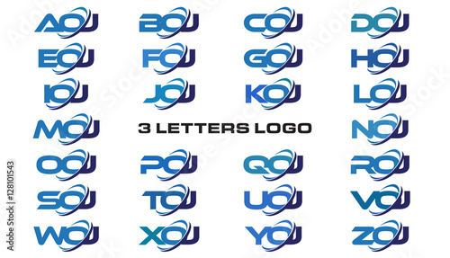 3 letters modern generic swoosh logo AOJ, BOJ, COJ, DOJ, EOJ, FOJ, GOJ, HOJ, IOJ, JOJ, KOJ, LOJ, MOJ, NOJ, OOJ, POJ, QOJ, ROJ, SOJ, TOJ, UOJ, VOJ, WOJ, XOJ, YOJ, ZOJ