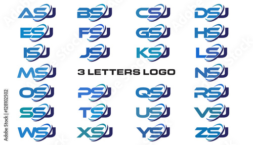 3 letters modern generic swoosh logo ASJ, BSJ, CSJ, DSJ, ESJ, FSJ, GSJ, HSJ, ISJ, JSJ, KSJ, LSJ, MSJ, NSJ, OSJ, PSJ, QSJ, RSJ, SSJ, TSJ, USJ, VSJ, WSJ, XSJ, YSJ, ZSJ