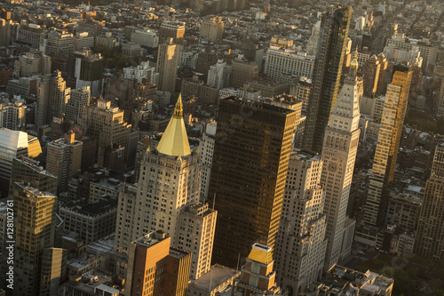 United states of america  new york city  cityscape at dusk