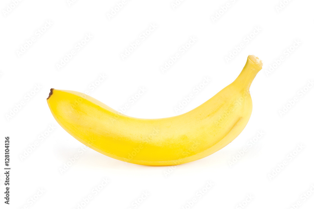 Ripe bananas isolated on white background Ripe bananas isolated on white background