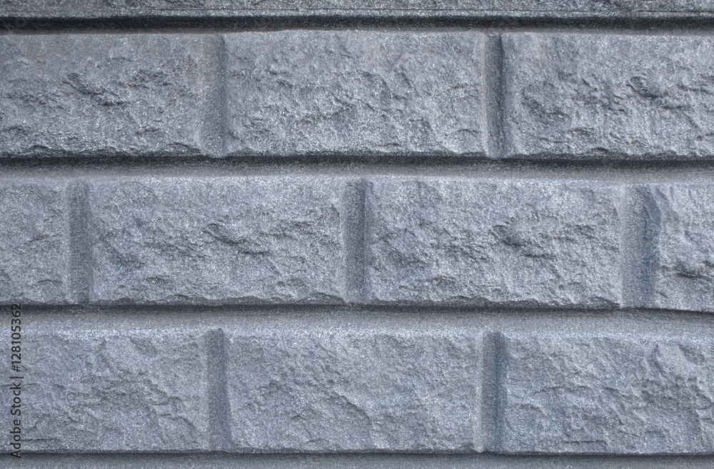 Obraz premium Artificial medieval grey brick wall texture
