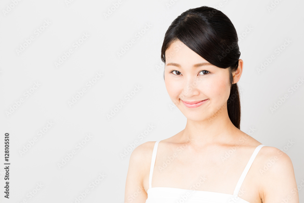 attractive asian woman beauty image isolated on white background attractive asian woman beauty image isolated on white background