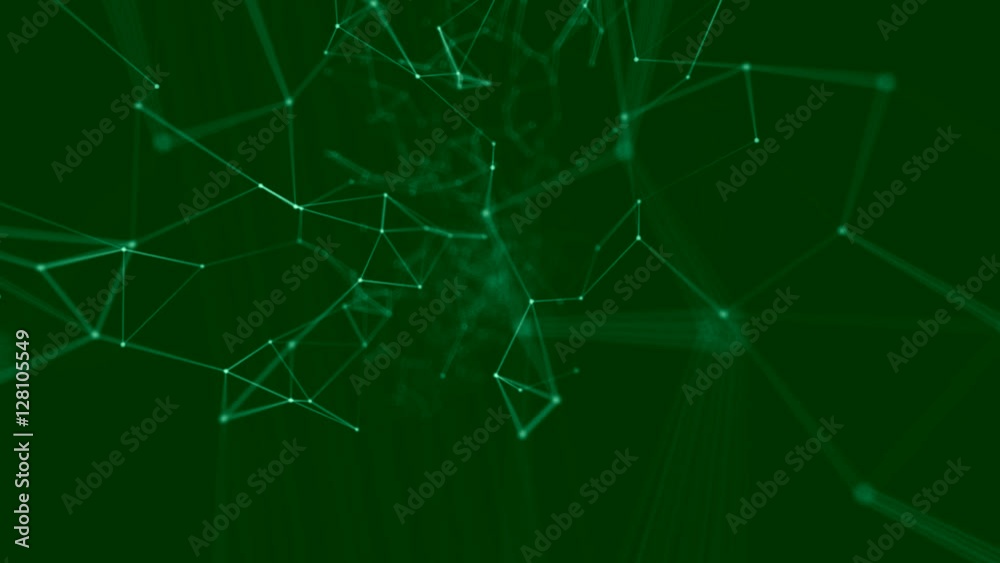 Plexus abstract technology and engineering background with original organic motion Plexus abstract technology and engineering background with original organic motion