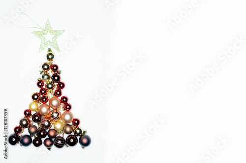 Christmas Tree Made of Baubles