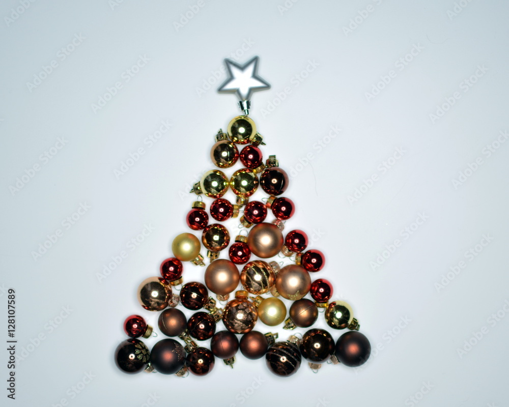 Christmas Tree Made of Baubles Christmas Tree Made of Baubles