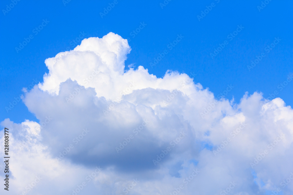 Blue sky background with white clouds. The vast blue sky and clouds sky on sunny day. White fluffy clouds in the blue sky. Blue sky background with white clouds. The vast blue sky and clouds sky on sunny day. White fluffy clouds in the blue sky.