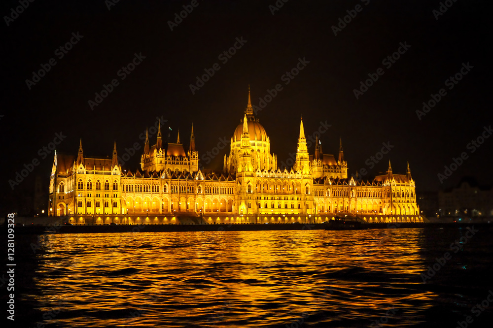 Fototapeta premium Budapest Cityscape at night