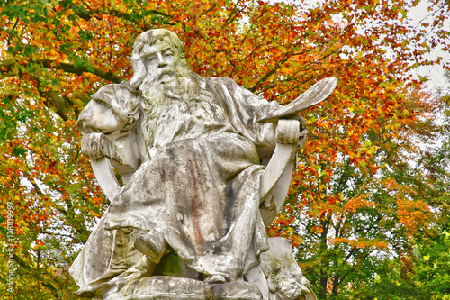  Poissy; France - october 26 2016 : picturesque Messonier park photo