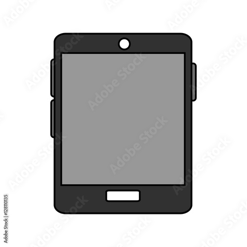 Tablet icon. Device gadget technology and electronic theme. Isolated design. Vector illustration