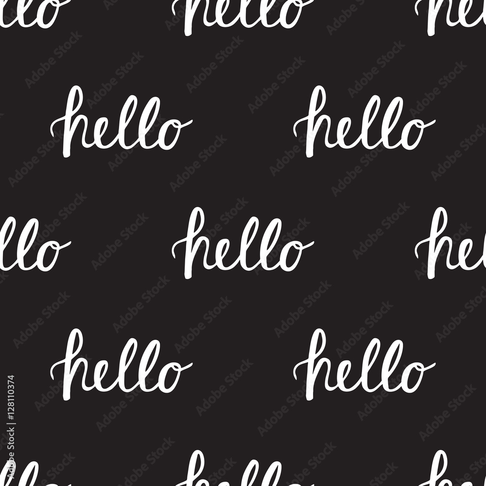 Seamless pattern with Handwritten calligraphy Seamless pattern with Handwritten calligraphy