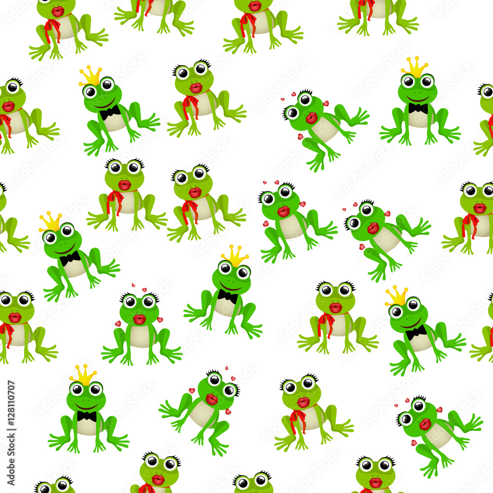 Fototapeta premium frog prince or princess