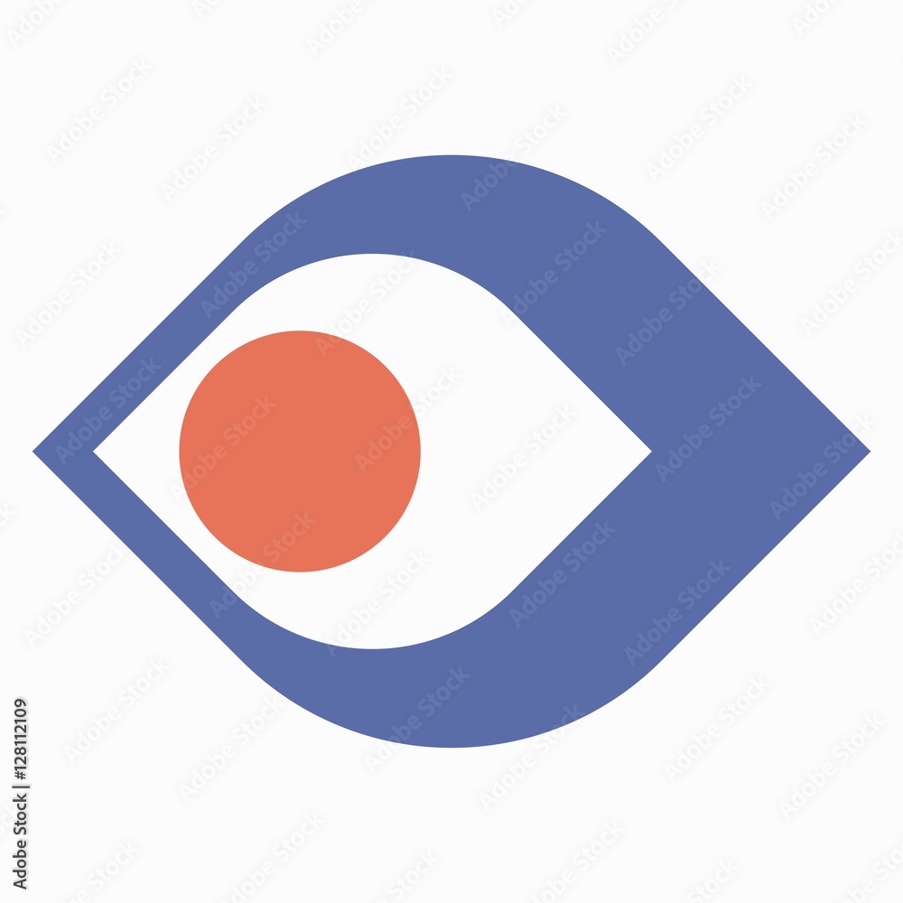 Abstract eye logo design Abstract eye logo design
