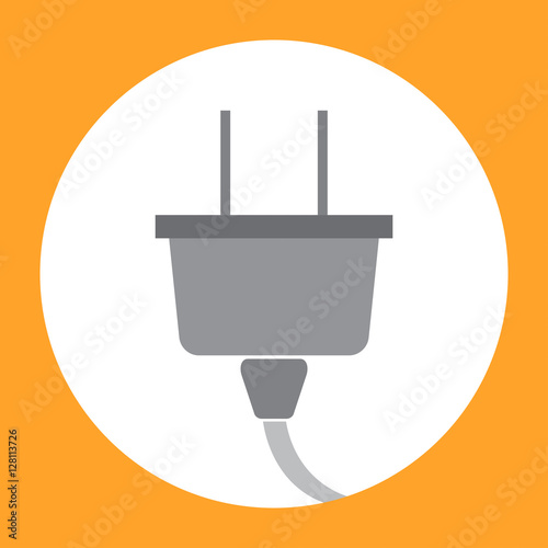 Flat Legs Electric Plug vector. eps 10