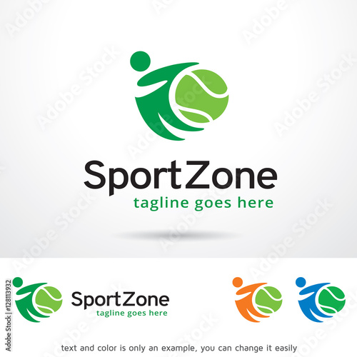 Sport Zone Logo Template Design Vector