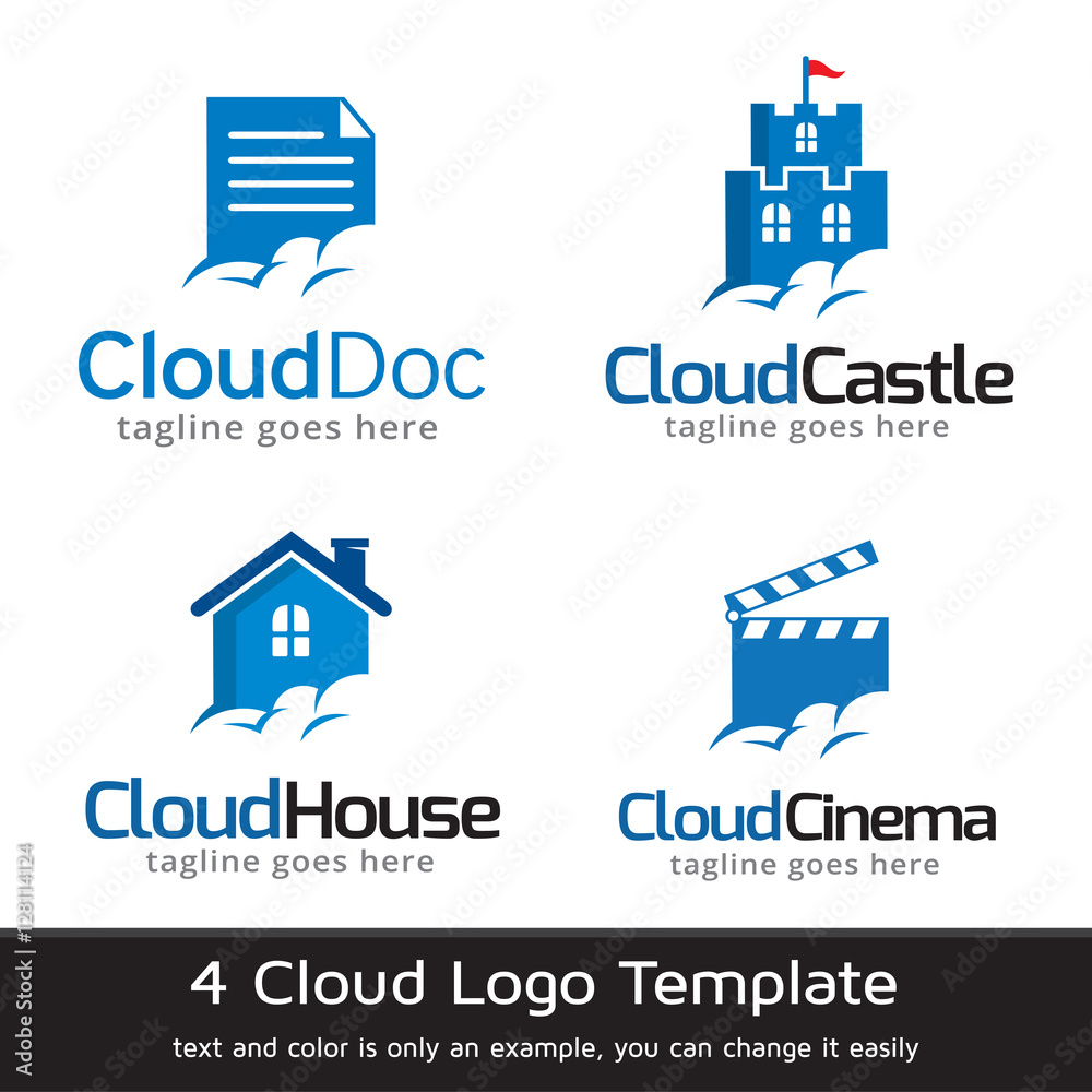 Cloud Logo Template Design Vector Cloud Logo Template Design Vector