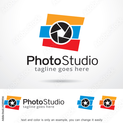 Photo Studio Logo Template Design Vector