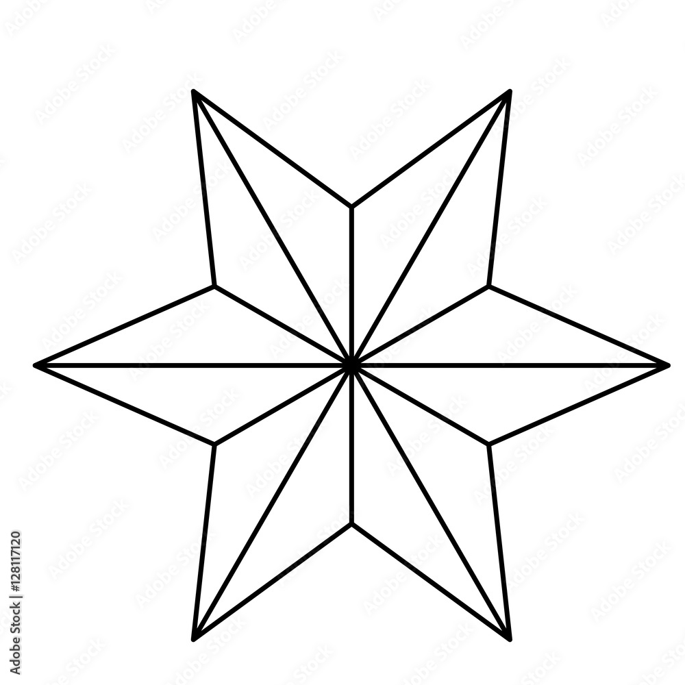 Star icon. Nativity merry christmas season and decoration theme. Isolated design. Vector illustration Star icon. Nativity merry christmas season and decoration theme. Isolated design. Vector illustration