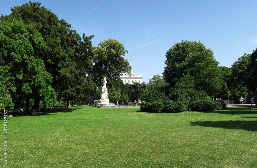 Burggarten Park at Hofburg Palace in Vienna - Austria