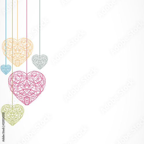 carte coeur,st valentin