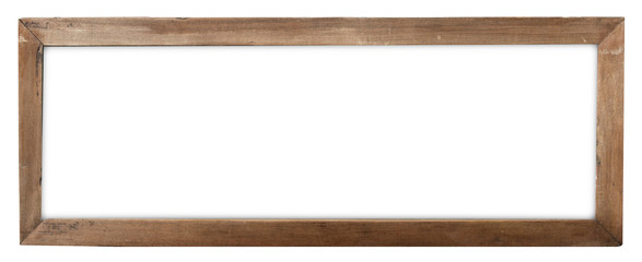 empty old wood frame
