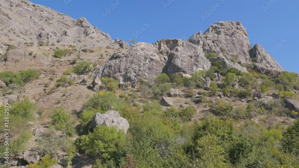 panorama view of the mountains and cliffs panorama view of the mountains and cliffs