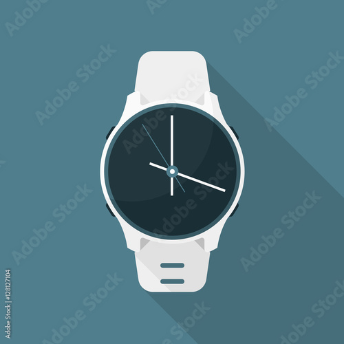 Smart Watch Time. Vector Icons