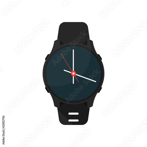 Smart Watch Time. Vector Icons