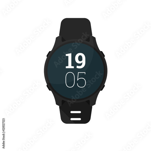 Smart Watch Time. Vector Icons