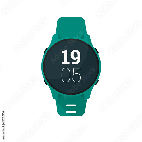 Smart Watch Time. Vector Icons