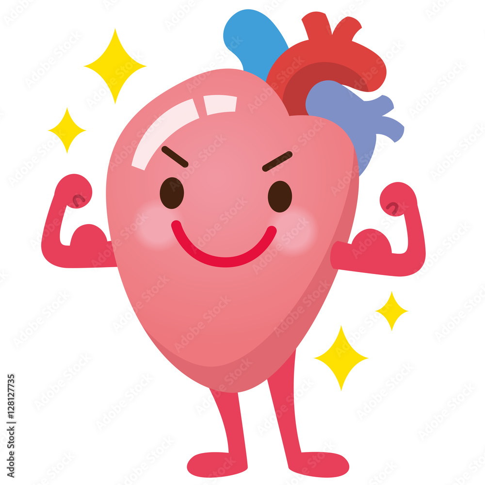 元気な心臓 Stock 일러스트레이션 Adobe Stock