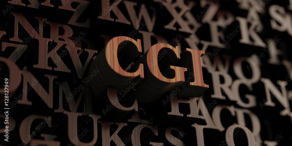 Cgi - Wooden 3D rendered letters/message.  Can be used for an online banner ad or a print postcard.