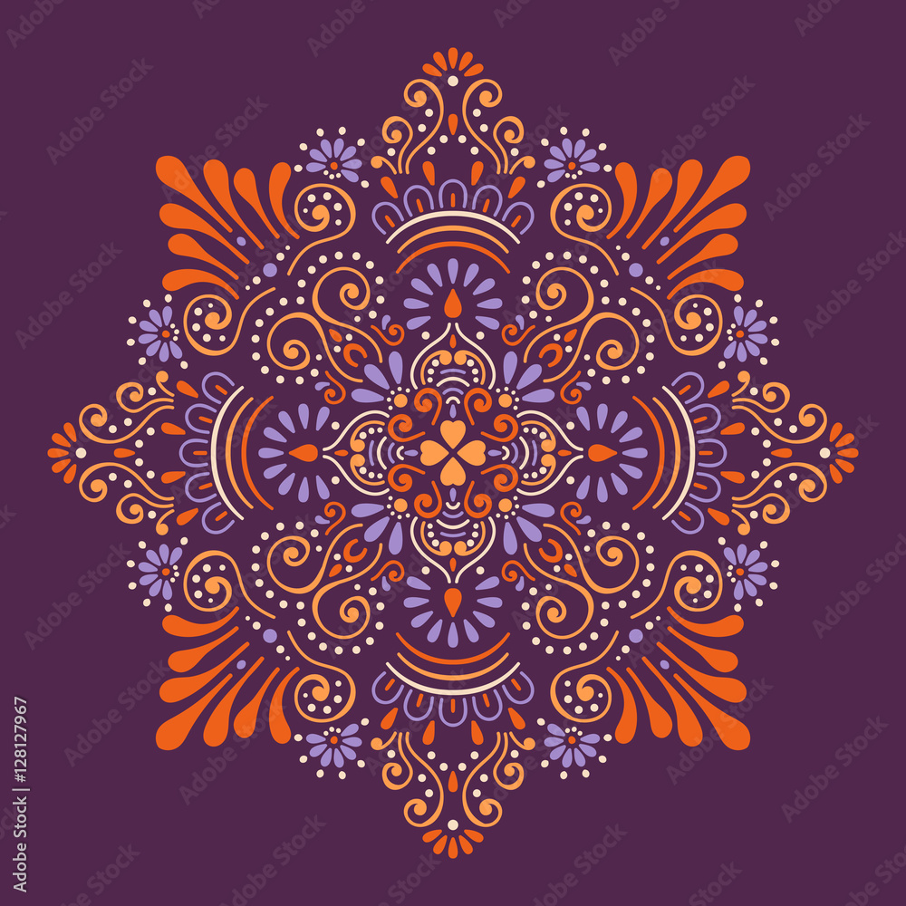 Vector indian Mandala Vector indian Mandala