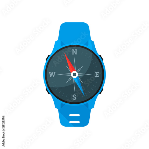 Smart Watch Compass. Vector icons