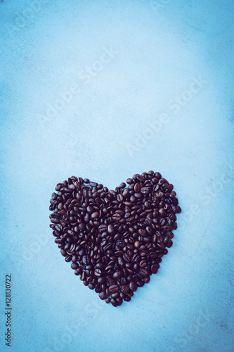 Fresh coffee beans, selective focus