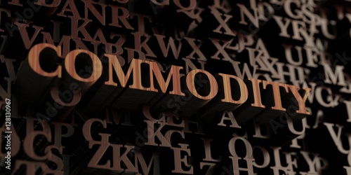 Commodity - Wooden 3D rendered letters/message. Can be used for an online banner ad or a print postcard.