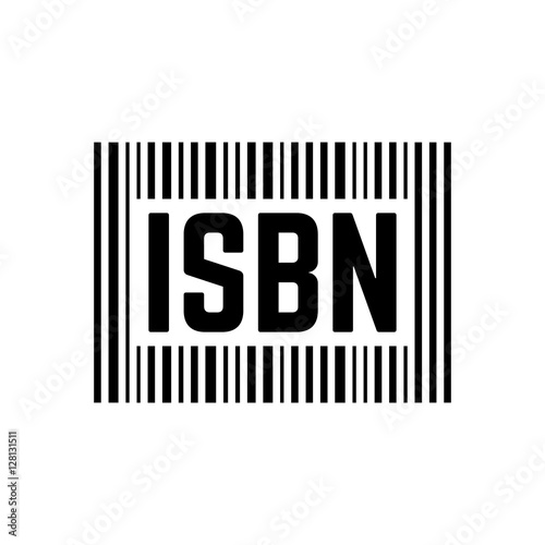 black isbn sign with barcode photo