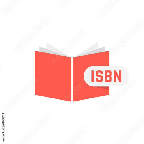 isbn sign with red book photo