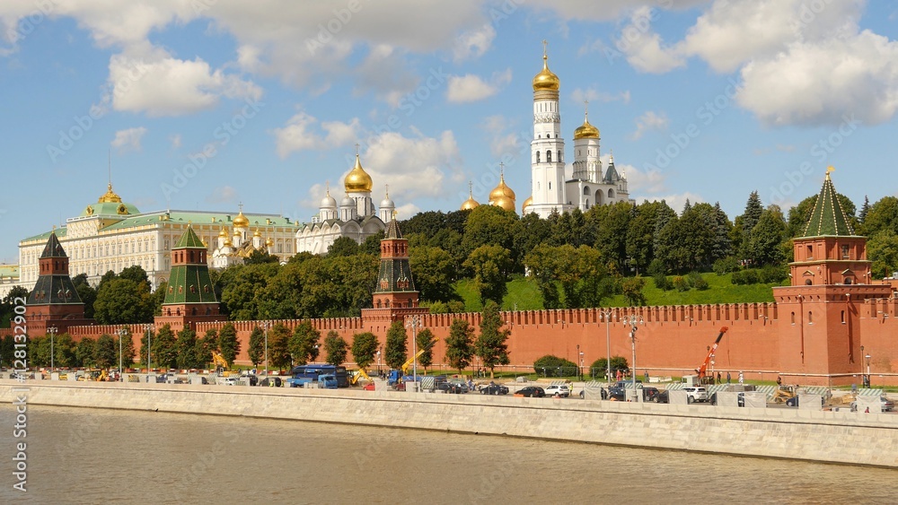 Moscow Kremlin in summer 2016