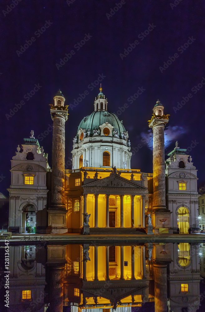 Fototapeta premium St. Charles Church, Vienna