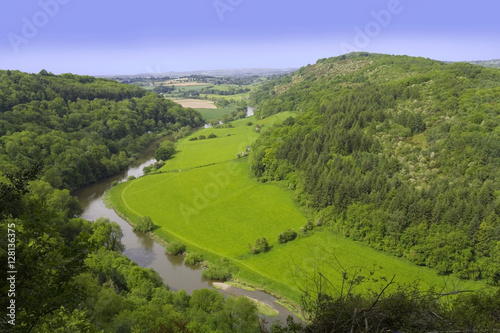 symonds yat valley of the river wye herefordshire uk © david hughes
