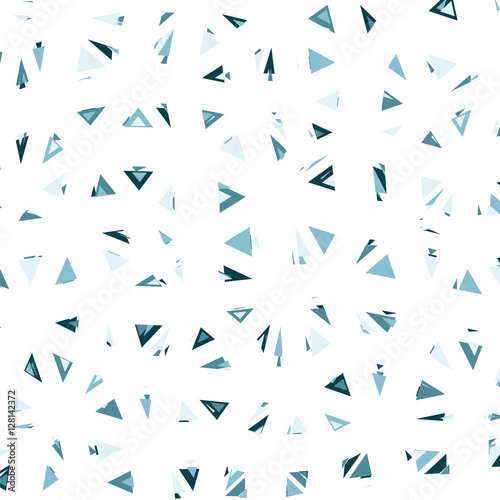 Triangular Pattern. Glitch trendy illustration.