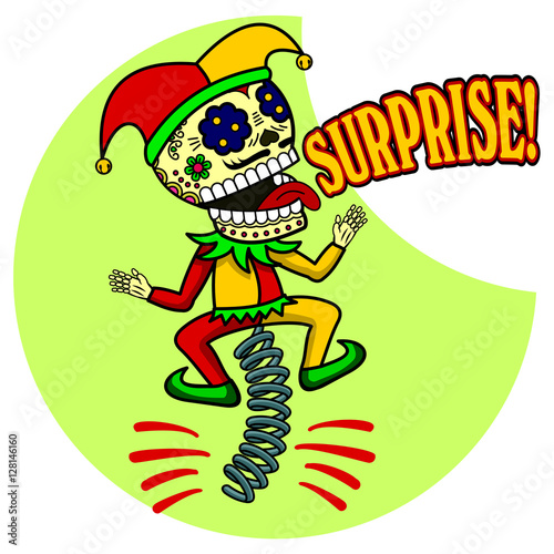 Vector illustration of skeletons