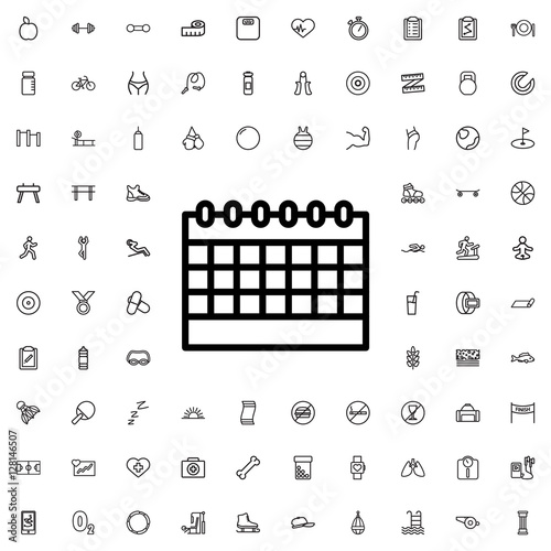 calendar icon illustration