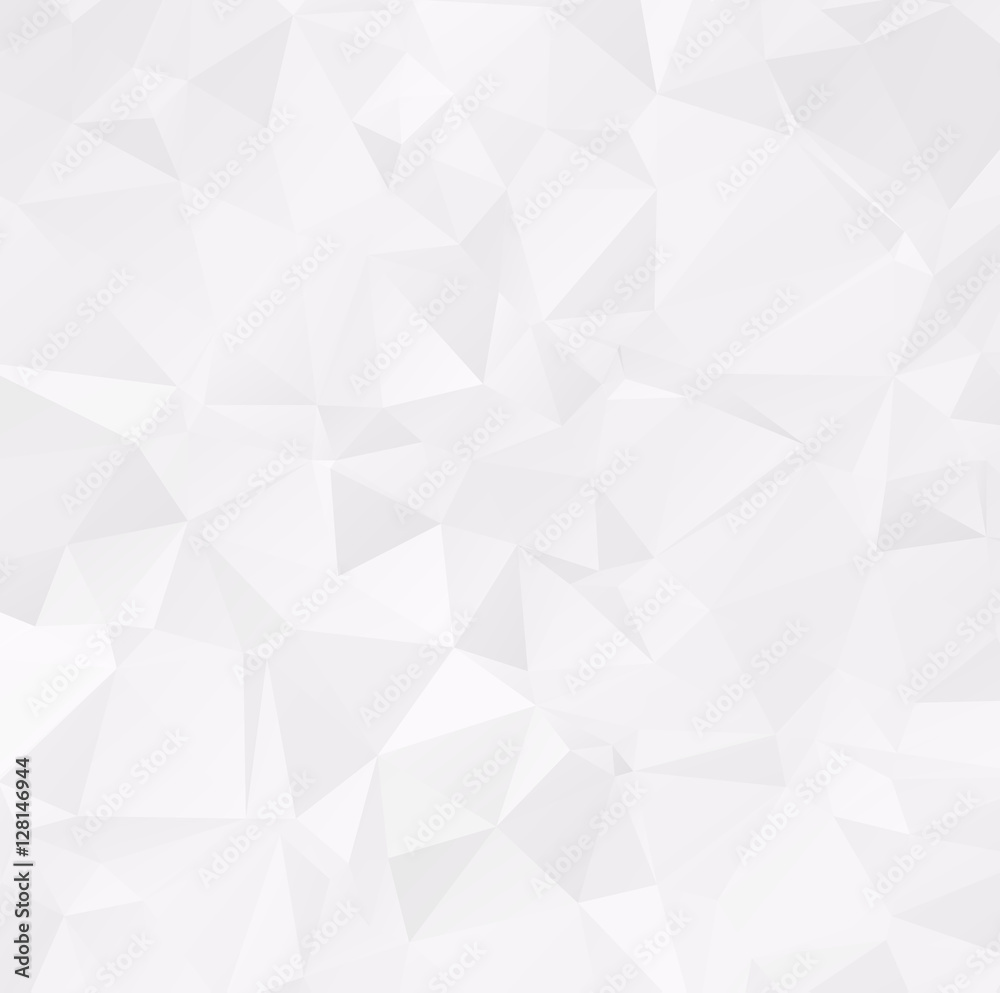 White background polygonal design Light Color white illustration
