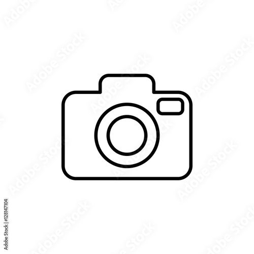 camera media photo digital line icon